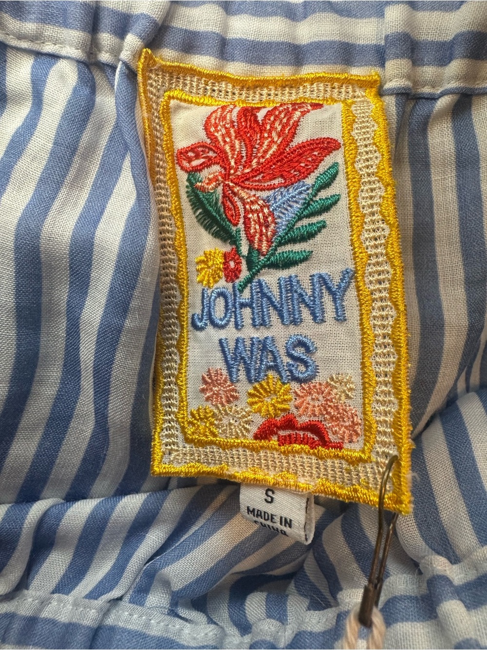 Johnny Was Orlaya Stripe Shorts NWT - Picture 8 of 9